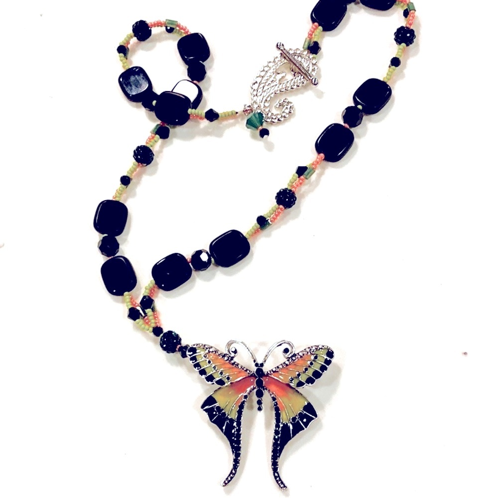 Handmade “Jala” the Indian Butterfly Statement Necklace